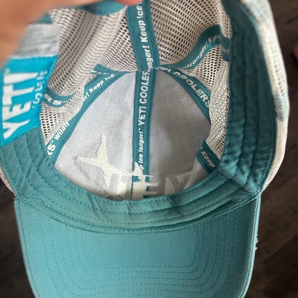 Yeti Blue and White Fish Cap - Picture 3 of 7